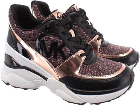 michael kors schuhe frauen|Michael Kors rose gold trainers.